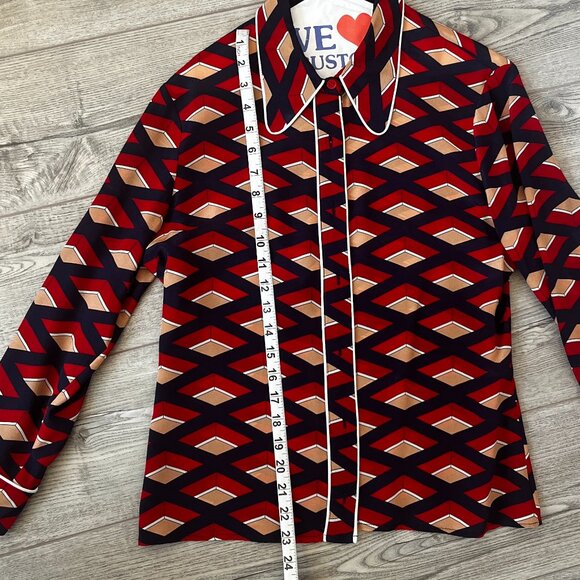 Lonyuash pattern button down shirt - Picture 4 of 6